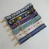 Novos acessórios de bolsa estilo étnico coloridos com alça larga para ombro alça de bolsa alça longa ajustável para ombro transversal bolsa feminina substituição de alça longa