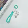 Chaveiro Tecido Dopamina Cordão para Celular Boneco Ovelhinha Fofa Sino Acessórios Pingente para Bolsa Curta Antiperda