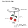 Miduoduo Esmalte Glaseado Zircón 5A Pimiento Pequeño Totalmente Incrustado de Diamantes DIY Collar con Múltiples Colgantes Pulsera Anillo Set de Joyería