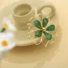 Nuevo Anillo de Flor Tridimensional Hueco de Doble Capa de Loto Elegante y Dulce de Venta Caliente Transfronterizo Pulsera Aretes Collar