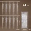 Suprimentos para Decoração de Natal Pingente de Gelo Acrílico Bastão de Gelo Simulado Pingente de Gota de Gelo Decoração de Atmosfera Ornamento de Espinho de Gelo