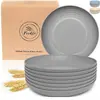 Platos Plato Hogar Plato para Empanadillas Plato Hondo Plato de Plástico Plato Grande para Ensalada Fría Hogar Nuevo Estilo 2023