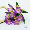 Simulação 7 Cabeças Flor de Lírio Pequeno Buquê Fabricante Atacado Desktop Decoração de Casa Fotografia Jardinagem Paisagismo Transfronteiriço Flor Artificial