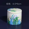 Frasco de Cerámica Moderno Simple para Té, Medicina, Polvos Cosméticos, Frasco Pequeño de Porcelana para Té, Tres Cajas de Regalo, Logo de Fábrica, Pastel de Té