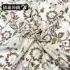 Nuevo producto transfronterizo: Tela de bordado floral tridimensional, vestido étnico Hanfu estilo chino, falda, pantalones, tela para cortinas