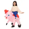 Roupas Amazon Transfronteiriças Fantasias Infláveis de Montar Animal Fantasias de Desenho Animado para Performance Halloween Fantasias de Mascote Halloween