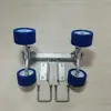 Accesorios para remolque de bote inflable, yate y lancha motora: juego de rodillos azules con cabezales dobles/cuádruples/seis dobles/ocho, juego de rodillos de plástico