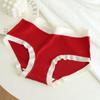 Modal Mulheres Underwear Cintura Média Long-staple Algodão Antibacteriano Crotch Naked Hip respirável Menina sem costura Shorts Cabeça Estudante