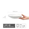 Estilo Japonés Estilo Retro Porcelana Porcelana Tazón Abierto Tazón Doméstico para Verduras Tazón Brillante para Fideos Tazón Salah Tazón para Sopa Vajilla Sencilla Tazón Grande