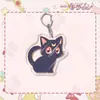 Llavero de Acrílico de Sailor Moon Tsukino Usagi de Dibujos Animados Lindo Colgante Creativo Accesorio de Llavero