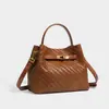 Bolsa Saco com Trama Imitada para Mulheres 2026 Novo Estilo Tendência Sensação de Luxo Bolsa Saco Versátil Bolsa Transversal Fashionable Bolsa Cesta de Piquenique