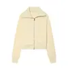 Chamarra de polar con cierre, cuello y manga larga para comercio exterior al por mayor 4174816, pantalones de campana elásticos de cintura alta 4174817