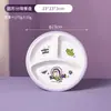 Conjunto Autêntico de Louça Infantil Toy Story Buzz Lightyear, prato dividido de melamina, tigela e colher para papinha de bebê, conjunto para uso doméstico