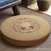 Cojín de Meditación, Cojín Zen, Cojín Nuevo Estilo Chino, Cojín Redondo Doméstico para Adorar, Esterilla Tatami para Balcón, Cojín de Algodón y Lino para Mirador