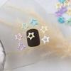 Celebridad de Internet Ins Joyería para Uñas Huecas de Amor Macarrón Nuevo Pentagrama Corazón de Melocotón DIY Funda para Teléfono Móvil Joyería de Diamantes para Uñas