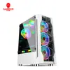 Broca de gelo I gabinete de computador de mesa desktop transparente em toda a lateral resfriamento a água ATX placa-mãe grande gabinete principal para jogos transfronteiriço