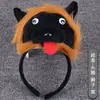 Adorables Accesorios de Actuación para Niños para el Día del Niño: Diademas de Tigre y Cabeza de Vaca, Diademas de Animales 3D de Dibujos Animados