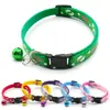 Collar de perro con estampado collar de gato con cascabel collar joyería para gatos collar de gato lindo Suministros para animales