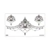 Colección Rui Ka Long: Pegatinas de Tatuaje con Patrón Seductivo para Clavícula y Pecho, Pegatinas de Tatuaje Sexy, Diseño Floral de Larga Duración con un Toque de Lujo