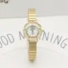 Reloj para Niña Banda de Bambú Camelia Reloj con Correa de Malla Estéreo de Estudiante Reloj para Mujer Reloj de Cuarzo Mori Estilo Fresco Pequeño