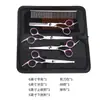 Tesouras para Tosquia de Animais de Estimação, Tesouras Integradas de Aço Integral para Aparar Pelos de Cachorro, Tesouras Domésticas de Dentes Planos, Tesouras Curvas, Suprimentos Exclusivamente para Vendas Transfronteiriças