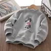 Moletom Infantil Masculino Vermelho de Fleece, Nova Coleção Inverno 2025 Roupas Infantis, Roupa Espessa do Ano do Cavalo, Blusa Estilosa para Crianças Maiores