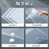 Bolsa de Archivo Transparente, Carpeta Engrosada, Bolsa para Documentos, Bolsa de Datos Clasificada con Broche de Presión, Bolsa de Plástico Impermeable para Almacenamiento de Exámenes A4