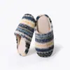 Pantuflas de algodón silenciosas antideslizantes estilo japonés para parejas, adecuadas para uso en el hogar sobre pisos de madera, casuales y aptas para todas las estaciones, pantuflas caseras para hombre