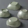 Tigela Pequena de Melamina Imitando Porcelana, Tigela de Arroz, Louça de Melamina, Tigela de Condimento Retro para Churrasco, Panela Quente, Restaurante, Tigela de Óleo, Tigela Tianshui de Formato Irregular