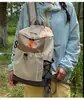 Mochila deportiva bicolor, bolsa grande de alta capacidad para senderismo y montañismo al aire libre, bolsa de viaje ligera, mochila casual para ciclismo