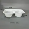 Portavasos Desechables al por Mayor para Empaques para Llevar, Charolas con Base Fija, Soportes para Sostener Vasos de Plástico de Té de Leche y Café para Entrega