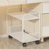 Estante de almacenamiento debajo del escritorio estantería de varias capas carrito pequeño estante de almacenamiento de libros organizador de mochila estante de almacenamiento de bocadillos para sala de estar