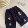 Roupa Infantil Verão Novo Shorts de Menino Infantil Bebê Perna Larga Comprimento do Joelho Fino Casual Bonito Calças Tendência