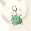 Colgante Acrílico de Pokémon Llavero de Pikachu Cadena Linda de Dibujos Animados Periférico de Anime Pokémon