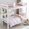 Conjunto de tres piezas de algodón fresco y transpirable para dormitorio de estudiante, Primavera y Otoño, sábana, funda de edredón, juego de cuatro piezas de algodón, suministros al por mayor