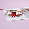 Pulseira Feminina Simples com Letras e Muitos Pingentes de Urso Desenho Animado Estilo Coreano Pulseira de Personalidade Presente para Namorada Joia