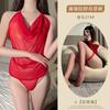 Roupa íntima sexual Pure Desire to Temptation Bed Passion Free Strap Barriga terno Transparente Malha Paquera Uniforme Pijama