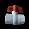Conector de PVC Válvula de Bola de Plástico Interruptor de Control Válvula Unidireccional Recta Soldada Octagonal Válvula de Agua de Paso Total Tubería de Agua