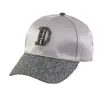 Explosiones Transfronterizas Gorra de Béisbol con Letras de Diamante para Pareja de Hombres y Mujeres Ajustable Diamante Brillante Gorra de Moda Casual Urbana