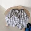 Ropa de Verano para Niños 2026 Estilo Coreano para Niñas Pantalones Capri de Pierna Ancha de Lino y Algodón Pantalones de Verano Anti-Mosquitos para Niños 122259