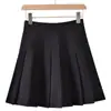 Uniforme Escolar JK para Mujer Traje de Estudiante Camisa de Manga Corta con Cuello de Muñeca Estilo Universitario Departamento Salado Falda Plisada Conjunto de Dos Piezas