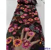 Vestido Francês Posicionamento Bordado com Lantejoulas Vestido de Casamento Tecido de Renda Lantejoulas de Noiva Tecido de Renda