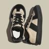 Zapatos de Entrenamiento de Cuero Genuino Zapatos de Mujer Primavera y Verano Nuevos Forrados de Felpa Versátiles Planos Deportivos Zapatos de Mujer Forrest Gump