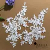Acessórios de véu de noiva com acabamento em renda, acessórios de renda feitos à mão, suprimentos para artesanato DIY, relevo ultrassônico, outros