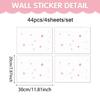 Adesivos de Parede para Sala de Estar Flores Brancas de Verão Adesivos para Casa Plantas Florais Boêmias Boho Margarida Adesivos de Janela Pvc