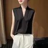 Blazer Profesional Nuevo de Verano Transfronterizo 2026 con Chaleco Interior para Mujer, Elegante Camisa Base de Cuello en V, Ajuste Delgado Coreano