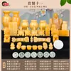 Frete Grátis SF Jade Natural Jade Bege Itens Funerários Ornamentos para Urnas Sepultamento Acompanhamento Funerário Produtos Funerários
