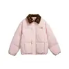 North Boundary Marca de Moda Americana para Hombre Invierno 2025 Ropa de Algodón con Cuello de Solapa de Lana Nueva Ropa de Algodón Estampada para Hombre Chaquetas Gruesas Cálidas