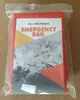 Saco de Dormir Multifuncional Aislado con PE Saco de Dormir Térmico Engrosado Naranja para Exteriores Emergencia Impermeable Resistente al Frío Especial para Supervivencia