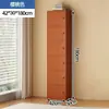 Armario de almacenamiento minimalista y moderno con cerradura, adecuado para sala de estar, montado en la pared, armario de almacenamiento multi-compartimento, armario de almacenamiento doméstico de cinco cajones